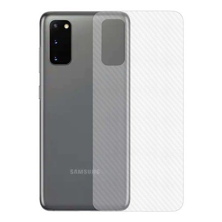 Galaxy S20 pluss karbonfibervinylhudbeskyttende film tilbake