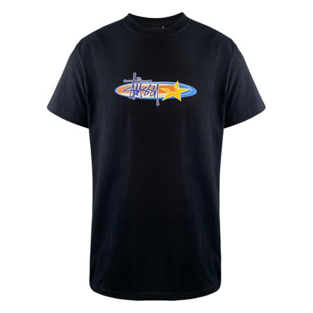 Stüssy, T-Shirt Two Star Black Zwart, Heren, Maat:M