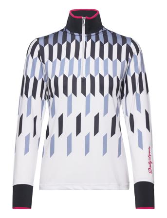 Britney Ls Half Neck T-shirts & Tops Long-sleeved Multi/mönstrad Daily Sports