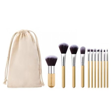 /#/Kosmetisk penselsett utsøkt 11 stykker/#/