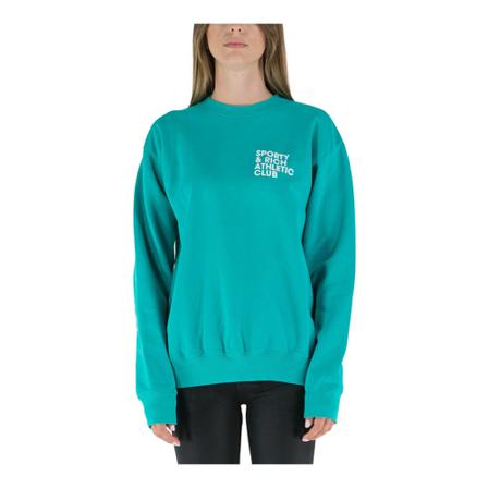 Sporty & Rich - Hoodies - Blå - Dam - Storlek: S, Dam, Storlek: S