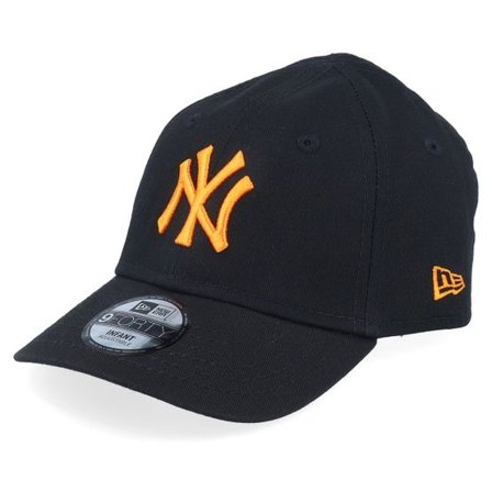 New Era - MLB Svart adjustable Keps - Kids New York Yankees Infant League Essential 9FORTY Black/Orange Adjustable @ Hatstore