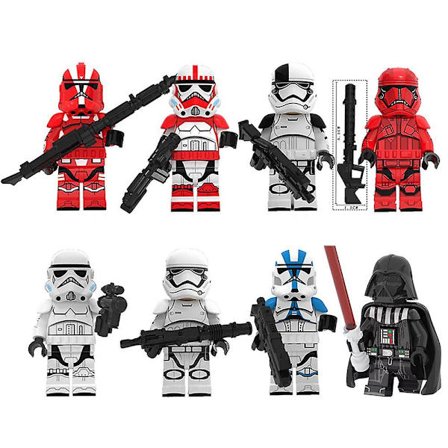 Clone Trooper Commander Minifigurer Star Wars Byggeklodser Legetøj{EE}