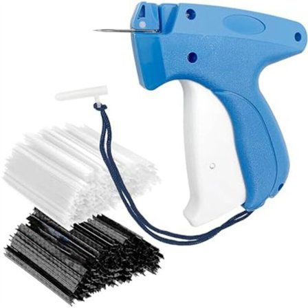 2001 Sett med merkelapppistoler, med 1000 stk 0,24 tommers skaftfester, prisskiltpistolsett med pinner for merking av klær