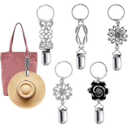 6 Pak Rejsehatklips, Rejsehatklips Hatklips Taske Hatklips M