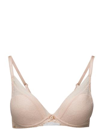 Festivité Plunge T-Shirt Bra Lingerie Bras & Tops Plunge Bras Beige CHANTELLE