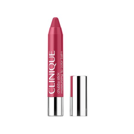 Clinique Chubby Stick Moisturizing Lip Color Balm Super Strawberry, Skincare, Ansigtspleje, Læbepleje