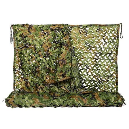 Woodland Camo Net Camouflagenet til Camping Jagt Skydning Militær Solbeskyttelse