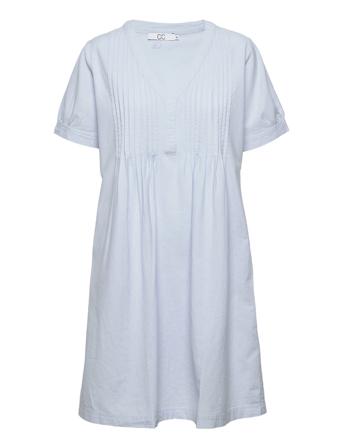Cc Heart Linen Dress Blue Coster Copenhagen