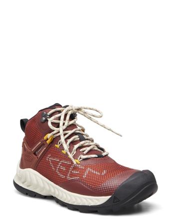 Ke Nxis Evo Mid Wp W-Andorra-Golden Yellow Burgundy KEEN