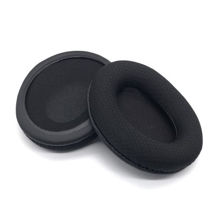 1 par Mesh svarte øreputer for Razer Soul Eater Shark KAIRA X Pro Barracuda X