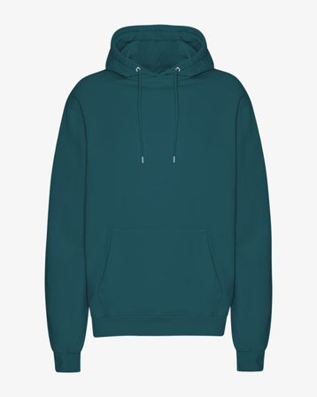 Classic Organic Hood - Ocean Green - Male - L