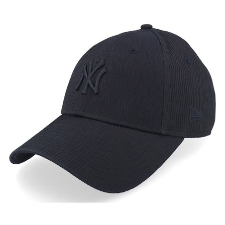 New Era - MLB Svart adjustable Caps - New York Yankees Womens Ruching 9FORTY Black Adjustable @ Hatstore