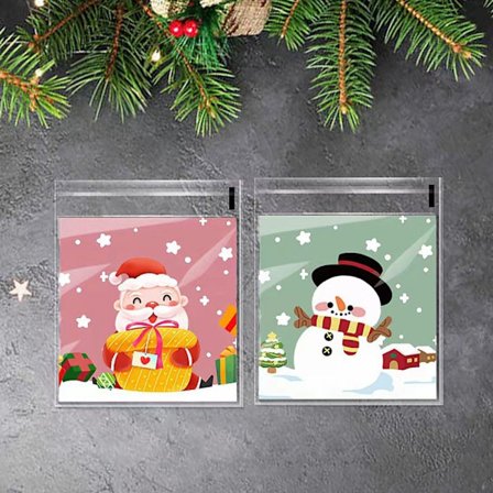 100 kpl Joulukarkkilaukku Set SET A