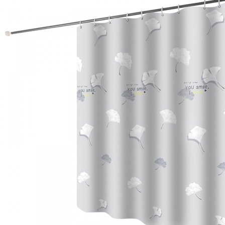 Duschdraperi Ginkgoblad Badrum Duschdraperi Vattentätt Tyg Duschdraperier med Krokar för Badrum (Ginkgo, 38x72)