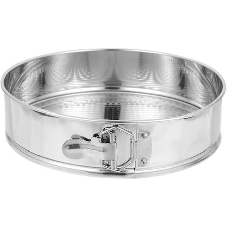 10-tums Springform Tårtform i Rostfritt Stål med Löstagbar Botten - YvanBY