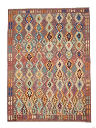 Alfombra Oriental Kilim Afghan Old Style 258X342 Grande (Lana, Afganistán)
