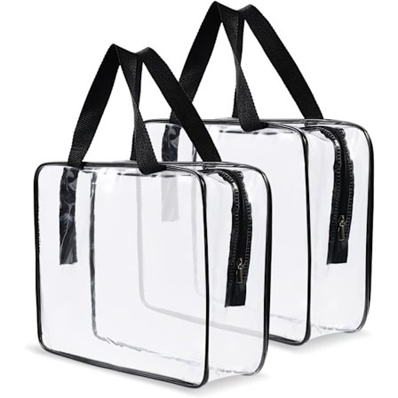 2 Large Makeup Bags for Women