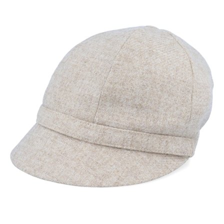 CTH Ericson - Bege vega Boné - Helena Sr. Moon Shetland Beige Flat Cap @ Hatstore