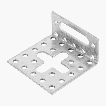 Vinkelbeslag med Spår 60 x 30 x 60 mm Stålplåt - Biltema