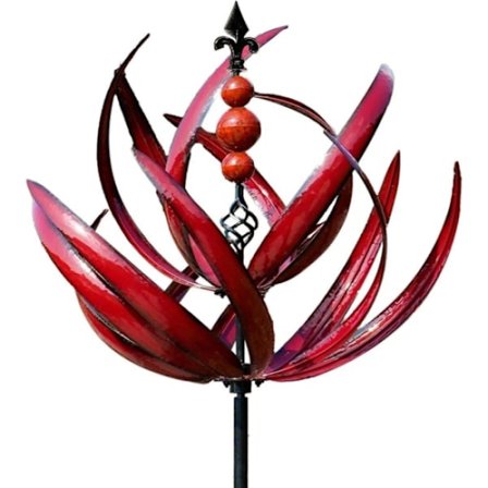 Kinetiske vindmøller til haven, havemølle-spinnere, 3d vindmølle