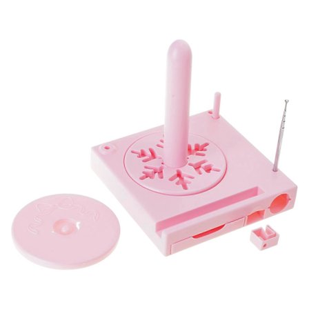 Multifunktionell garnhållare trådspoleorganisatör med telefonställ och glidfunktion för stickning och virkning garnfördelare