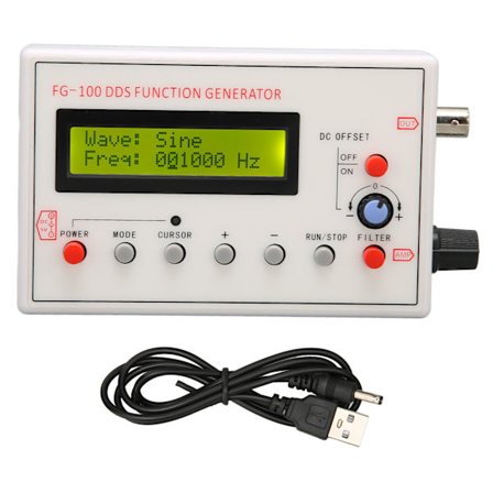 Funktionsgenerator, der anvender DDS-teknologi, avanceret signalgenerator med sinusbølgeudgang og firkantbølgeudgang, højpræcisionsfrekvenstæller