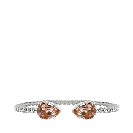 Caroline Svedbom Mini Drop Bracelet Vintage Rose Armband Dam Silver ONESIZE