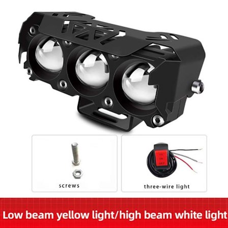 Moottoripyörän valot LED-ajovalot Moottoripyörän kohdevalot