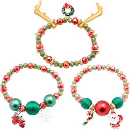 3 jul-tema kedjor jul armband jul handledsgrillar cos