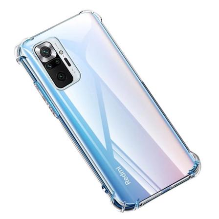 Beskyttende silikondeksel (Floveme) - Xiaomi Redmi Note 10S Genomskinlig