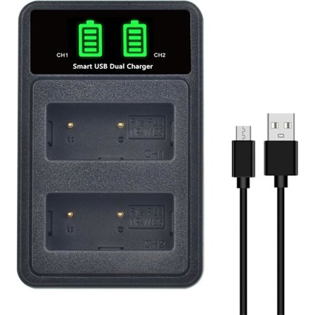 Batteriladdare för Fujifilm kamera NP-W126 laddare, Fuji NP-W126 NP-W126S X100F