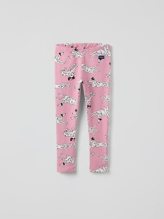 Polarn O. Pyret - Leggings dalmatian - 122 - Childrenswear - pink