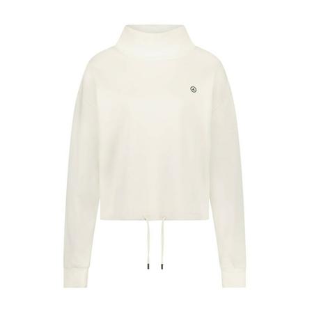Jane Lushka Sweat Polo Hvid, Dame Sweatshirts, Størrelse: XL