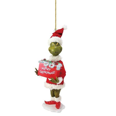 Julgran hängande Grinch hänge Ornament Xmas Decor Gift D