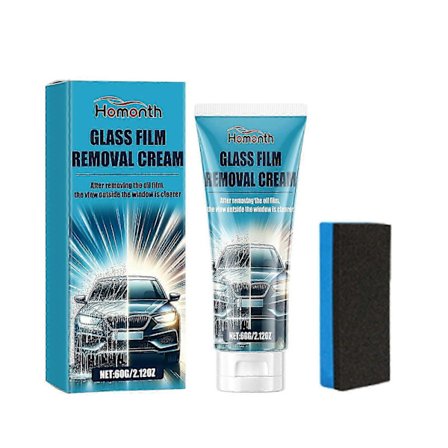 Bilglasrengöring - Oljefilmsborttagare för vindruta och fönster, lätt att använda, skyddande formula