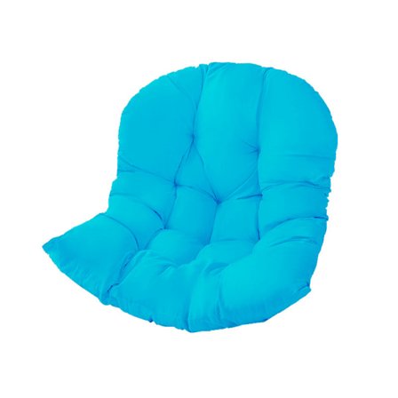 Trädgårdskorgmatta, flera färger tillgängliga - avtagbar och tvättbar - perfekt sjöblå 80*100cm