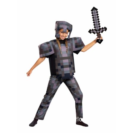 Minecraft Filmdräkt 2025 | Halloween- & Cosplay-outfit för barn}Barnlegeringsfärg, storlek 175 cm Children's Alloy-FF-