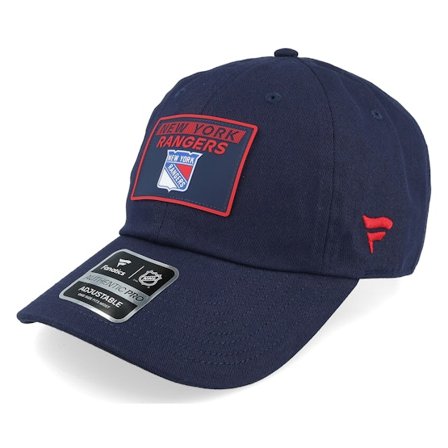 Fanatics - NHL Schwarz Unconstructed Cap - New York Rangers Authentic Pro Rink Prime A. Navy Dad Cap @ Hatstore
