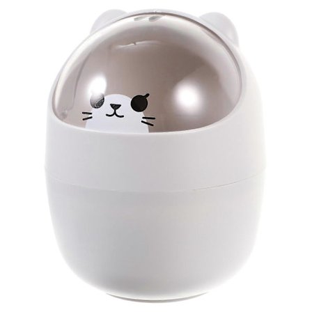 Mini Kawaii Söpö Karhu Roskakori Työpöydän Kansi Roskakori Kansi Sarjakuva Roskakori Pieni Roskakori Kylpyhuoneeseen Keittiöön Toimistoon Asuntolaan 