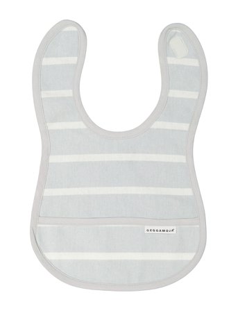 Geggamoja Bib Dregglis - Grey - ONE SIZE
