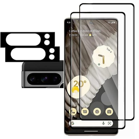 Perfekt Passform - Google Pixel 8 Pro Skärmskydd + Kameralinsskydd 2.5D