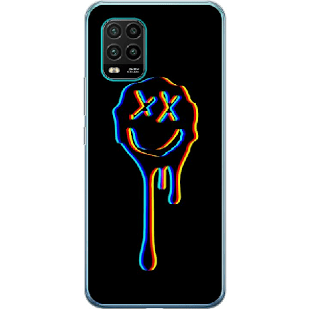 Kompatibelt Mobilskal till Xiaomi Xiaomi Mi 10 Lite 5G Melting Smiley