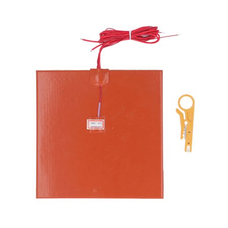 220V 200W Silikon Varmematte med Avtakbar Ledning Elektrisk Fleksibel Matte