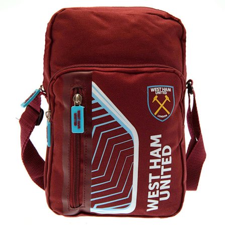 West Ham United FC Crest Axelväska One Size Claret Red/Sky B