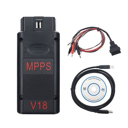 Mpps V18 Obd2 Diagnostisk Værktøj Hoved + Tricore + Multiboot V18.12.3.8 Med Breakout Tricore Kabel