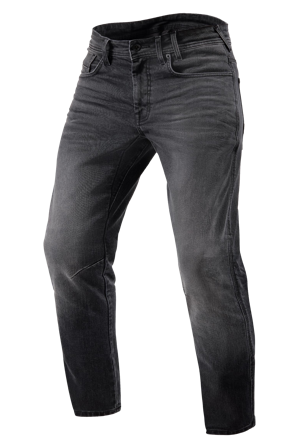 Motorradjeans Rev'It! Detroit 2 TF Gebrauchtes Mittelgrau W28 x L32