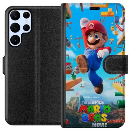 Kompatibelt Lommeboketui til Samsung Galaxy S22 Ultra 5G Super Mario Bros