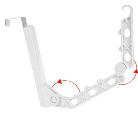 Plast Klesstativ Kleshenger Bærbar Krok