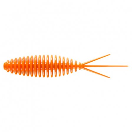 Libra Lures Turbo Worm 56 Krill (8-pack) - Hot Orange